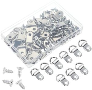 Accesorii pentru agățat tablouri |   5Pcs D Ring Suporturi pentru Poze cu Șuruburi, Rezistente, D Ring Mic pentru Agățat Poze, Set D Rings cu Un Orificiu, Suport pentru Cadre de Poze, Cârlige pentru Poze pentru Oglindă, Ceas, Decorațiuni, Artă, Cadre pentru Poze Accesorii pentru agățat tablouri Accesorii pentru agățat tablouri