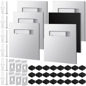 Accesorii pentru agățat tablouri |   Set de 6 suporturi autoadezive 3.15 X 3.15″ – Kit de plăci adezive pentru agățat oglinzi și artă/poze pe panouri plate din acril, sticlă, aluminiu sau alte materiale. Accesorii pentru agățat tablouri Accesorii pentru agățat tablouri