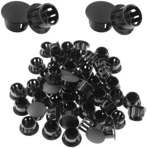 Conectori hardware |   5 Bucăți Dopuri Negre din Plastic 13Mm (1/2″ Diametru) Tip Nylon pentru Acoperirea Orificiilor, Închidere Rapidă pentru Mobilier, Scaune și Mese Conectori hardware Conectori hardware