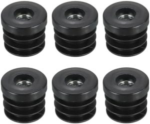 Conectori hardware |   6Piese Inserții Pentru Tuburi Rotunde Cu Filet M10, Pentru Tub Rotund Cu Diametru Exterior De 30Mm/1.18″, Dop Rotund Din Plastic Negru Inserție Roată Capace De Mobilier Plug Picioare De Mobilier Conectori hardware Conectori hardware