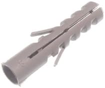 Conectori hardware |   Pachet de 24 de dibluri Rawl fără margine, dibluri din nylon gri M8 x 4 mm Conectori hardware Conectori hardware