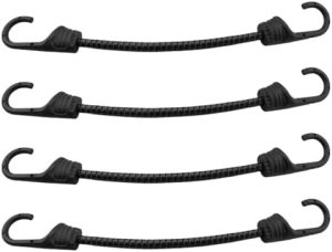 Prelate și chingi de prindere |   4Piese Corde Bungee Negre 3Cm/12Inch Curele Bungee Cureaua de Legare Greu Curea de Prindere cu Mâner pentru Asigurarea Prelatelor, Mobilierului pentru Camping, Biciclete, Cărucior Pliabil Hardware Prelate și chingi de prindere