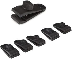 Prelate și chingi de prindere |   6Pcs Upgrade Clips Mari pentru Prelate, Rezistente, cu Mâner de Blocare, Șurub cu Deget pentru Cort, Fixare Rapidă, pentru Copertine de Piscină, Prelate Exterioare, Camping, Caravane, Copertine pentru Mașini (6Pcs) Hardware Prelate și chingi de prindere