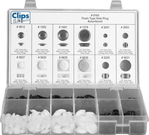 Conectori hardware |   Clipsandfasteners Inc 349 Piese Asortiment de Dopuri pentru Găuri de Tip Flush Conectori hardware Conectori hardware